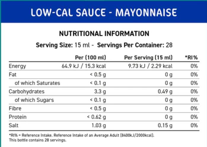 Nižšie kaly na kuchyňu Fit | Majonéza - 425 ml