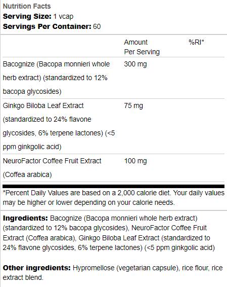 Čistá mozgová sila Mentálny výkon 60 kapsúl