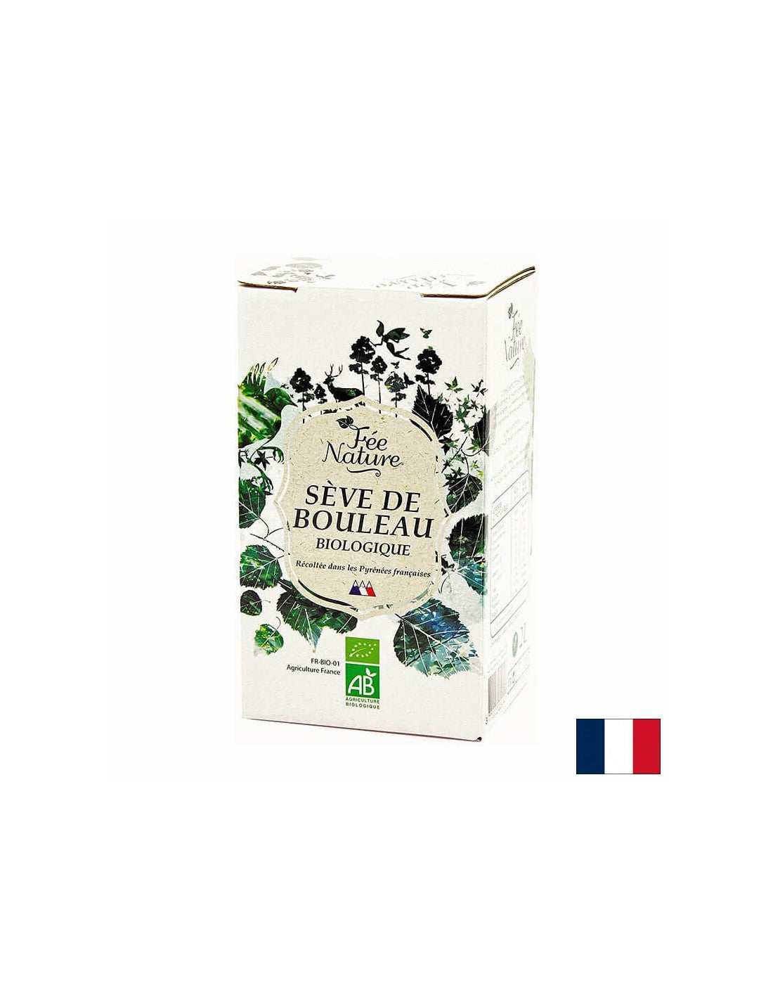Organická breza šťavy z pyrénov - detoxikácia, tón, silná imunita, 2 litre