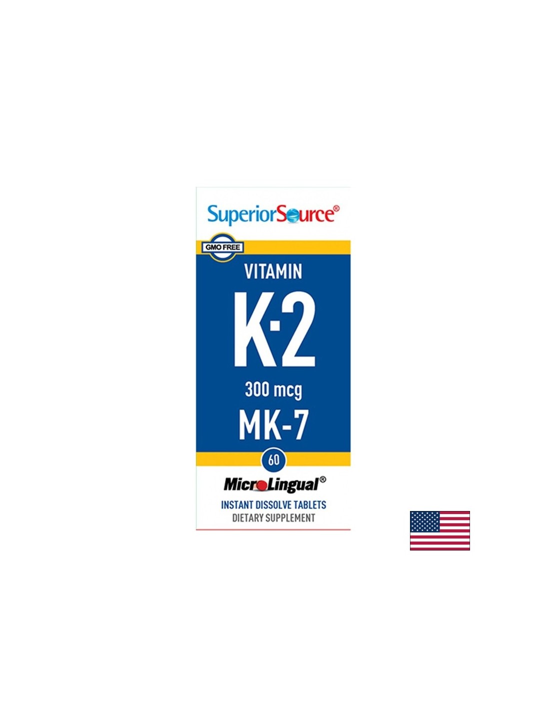 Kosti a kardiovaskulárny systém - vitamín K2 (MK -7), 300 µg x 60 sublingválne tablety
