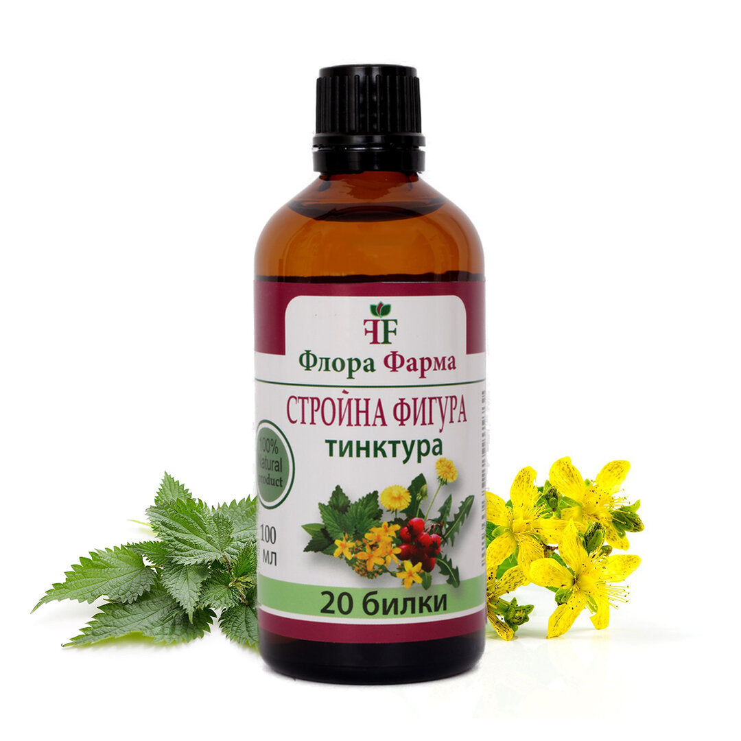 Štíhla postava /20 bylinky / - tinktúra 100 ml