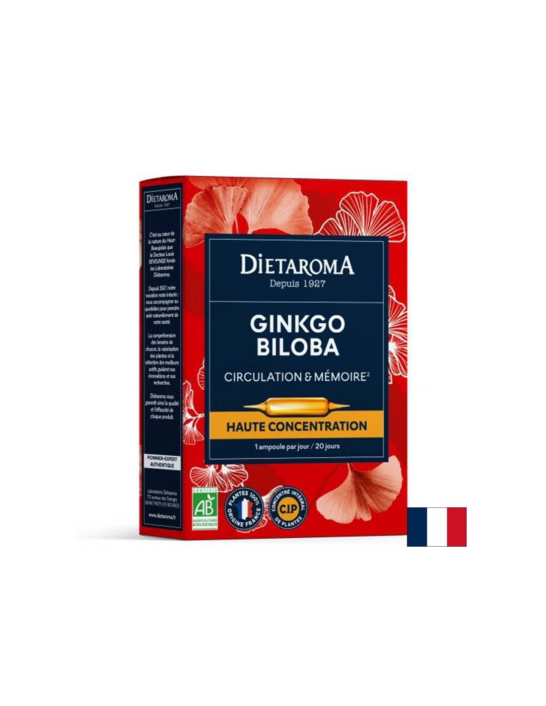 Pamäť a koncentrácia - Ginkgo Biloba, 20 pitných zosilňovačov