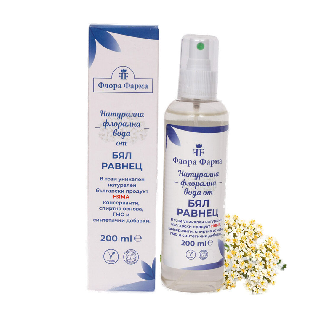 Prírodná kvetinová voda z Yarrow - 200 ml Flora Pharma