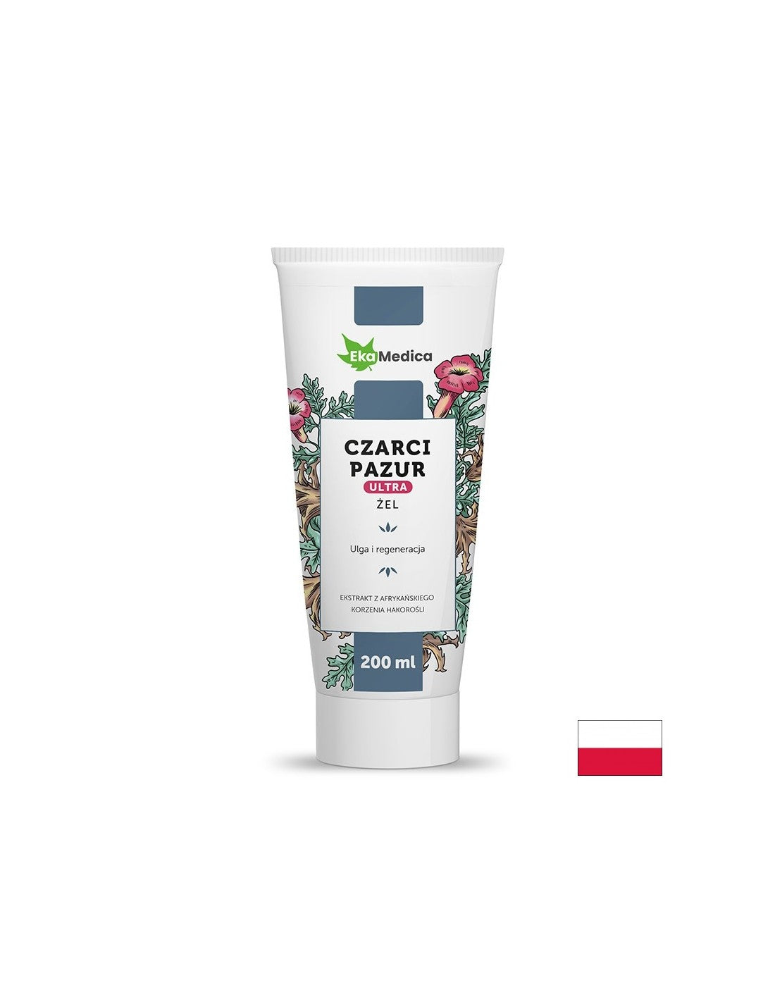 Devil's Claw Massage Gel, 200 ml Ekamedica