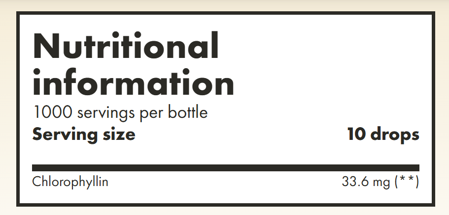 Chlorofyl Alpha Foods Nemecko (50 ml)