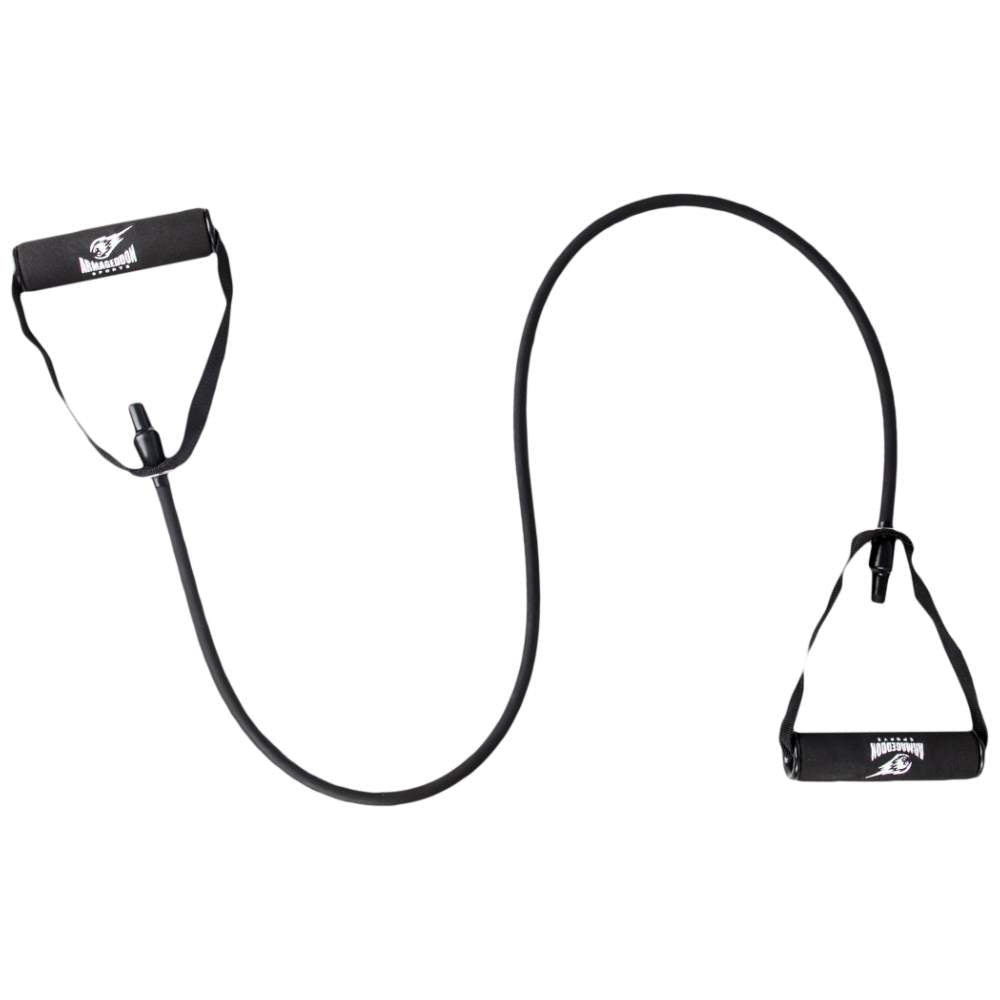 Fitness Band s úchopmi - 20 kg (čierna) / fitness pás s úchopmi - 20 kg