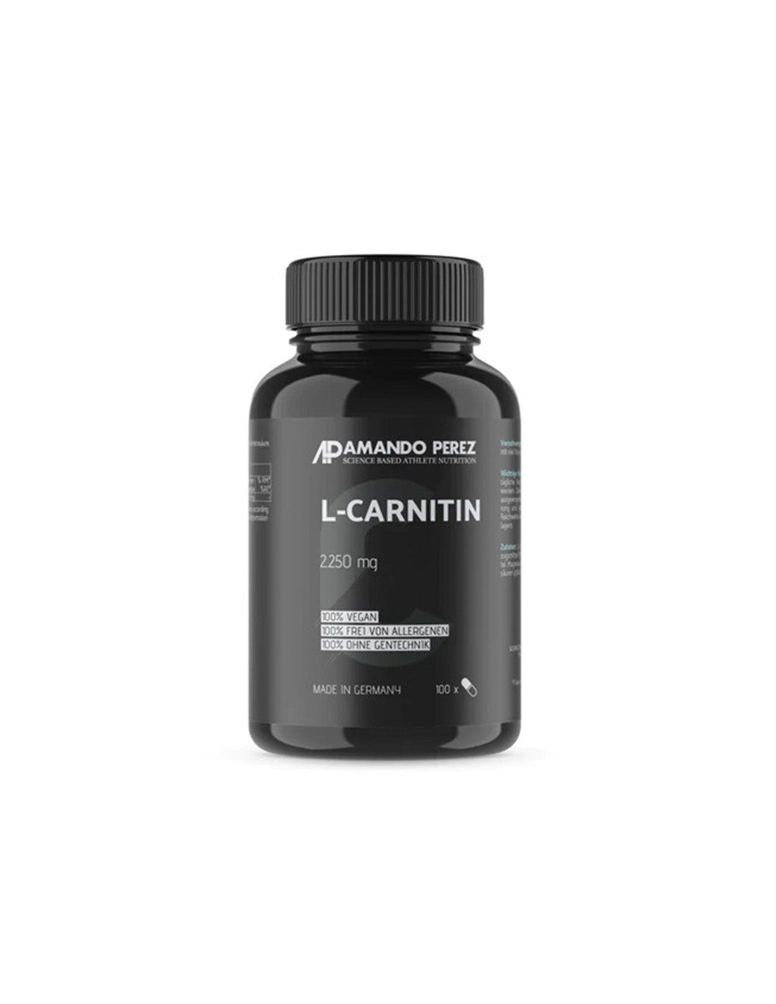 Spaľovanie tukov a energia - L -karnitín, 2250 mg x 100 Veganské kapsuly