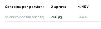 Selénsky perorálny sprej 200 mcg - 26 ml