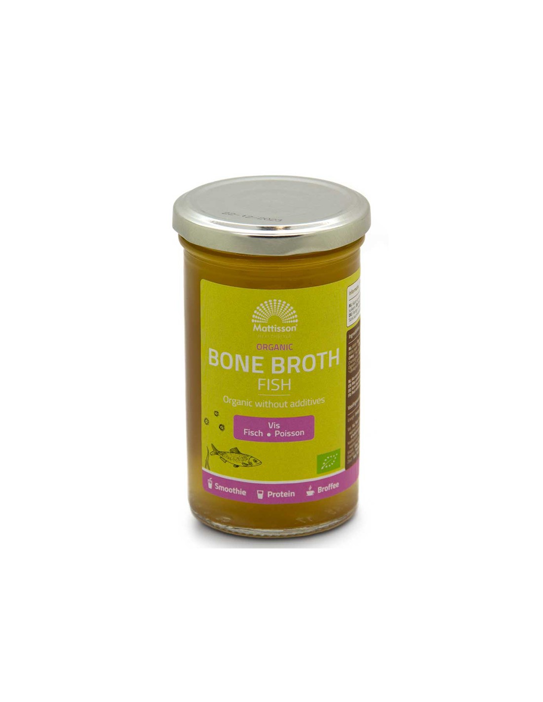 Vývar z rybích kostí Bio, 240 ml <tc>Mattisson Healthstyle</tc>