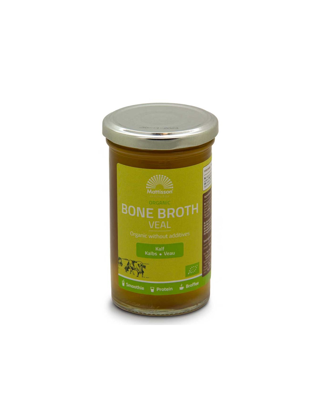 Vývar z hovädzích kostí Bio, 240 ml <tc>Mattisson Healthstyle</tc>