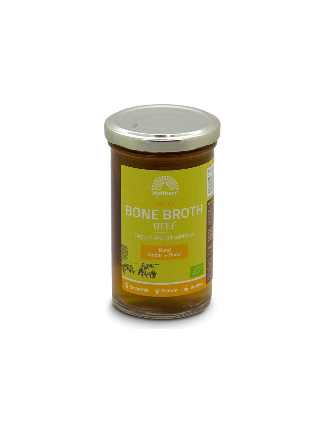 Vývar z hovädzích kostí Bio, 240 ml <tc>Mattisson Healthstyle</tc>