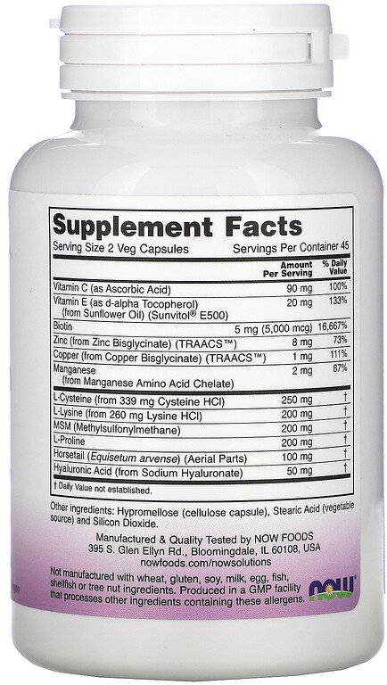 Vegánske vlasy, pokožka a nechty - 90 kapsúl