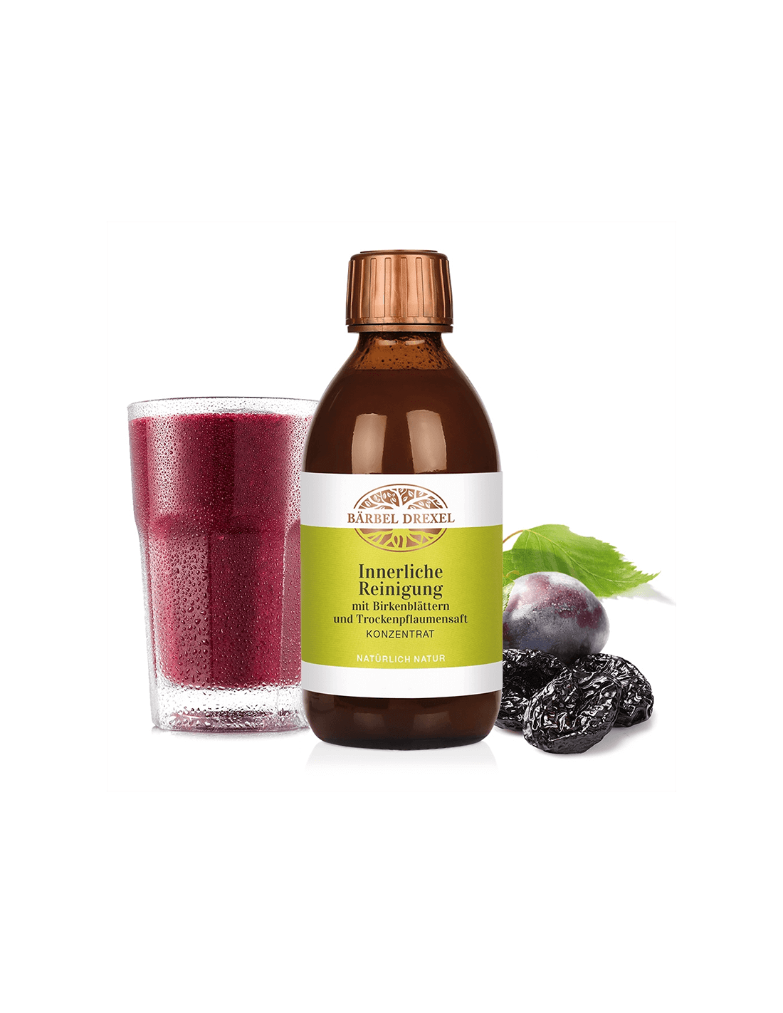 Detoxikácia šťavou z brezových listov a sušenými slivkami, 250 ml <tc>Bärbel Drexel</tc>