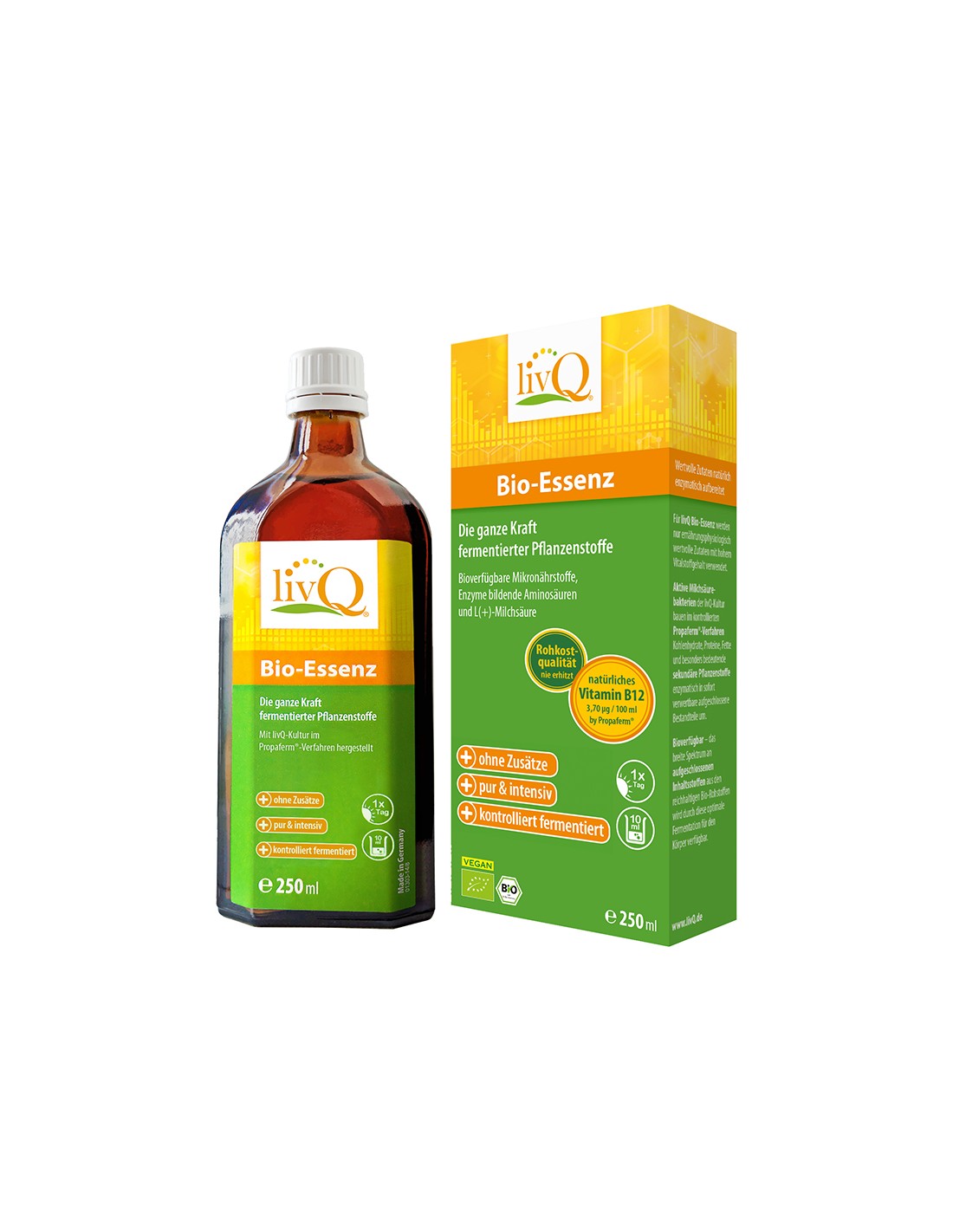 Sirup s fermentovanými rastlinnými extraktmi Bio, 250 ml <tc>LivQ</tc>