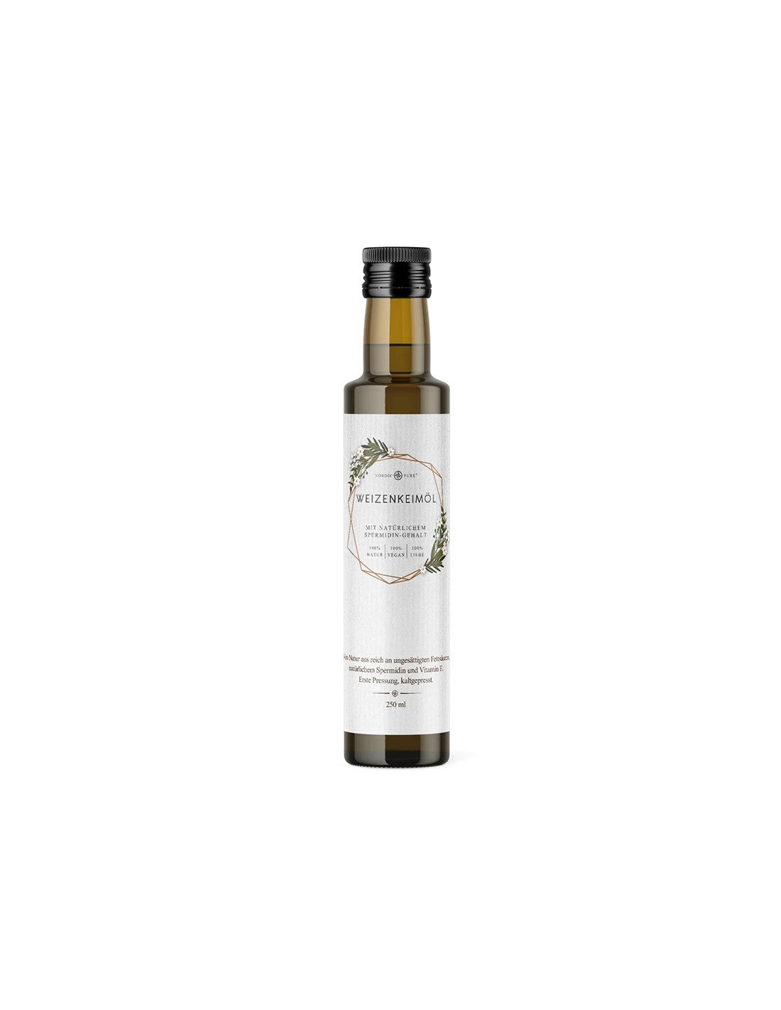Pšeničný zárodok, za studena, poskytuje čistý vitamín E, 250 ml