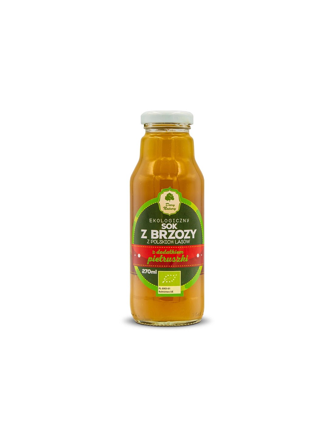 Organická breza a petržlenová šťava - diuretikum a detoxikátor, 270 ml