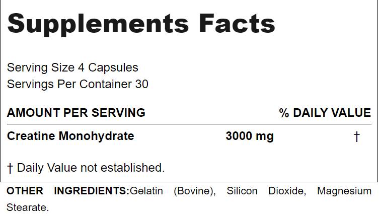 Kreatín 3000 čiapky - 120 kapsúl