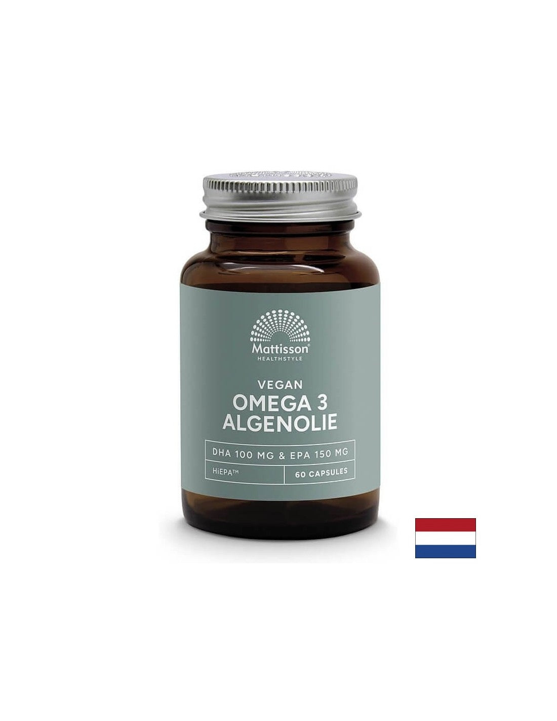 Vegan Omega -3 z rias - podpora funkcie srdca a mozgu, EPA 150 mg, DHA 100 mg, 60 kapsúl