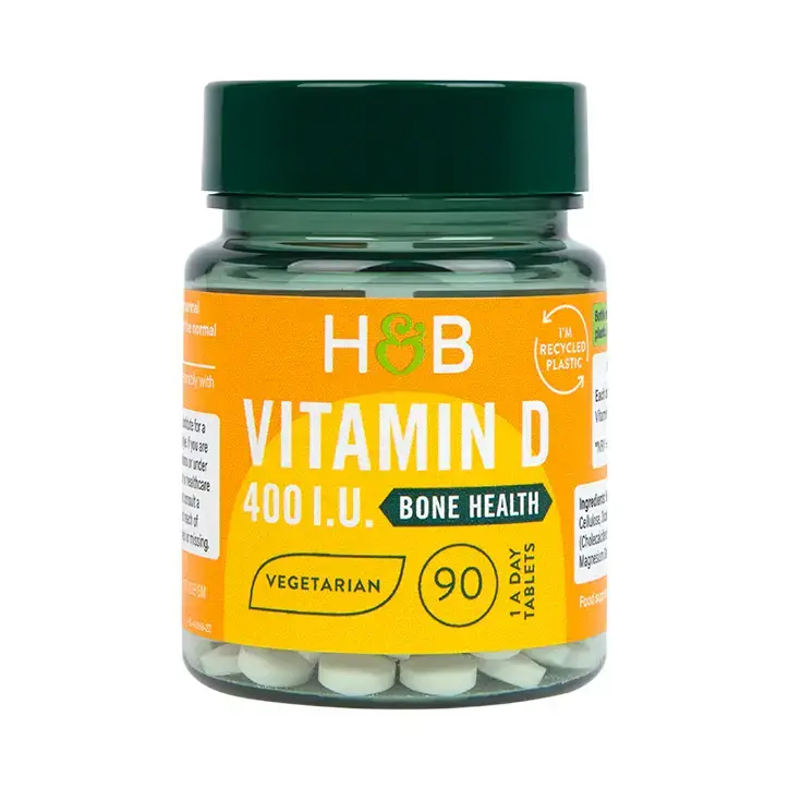 Vitamín D3 (vitamín D3 400 IU) 10mcg 90 tabliet Holland & Barrett