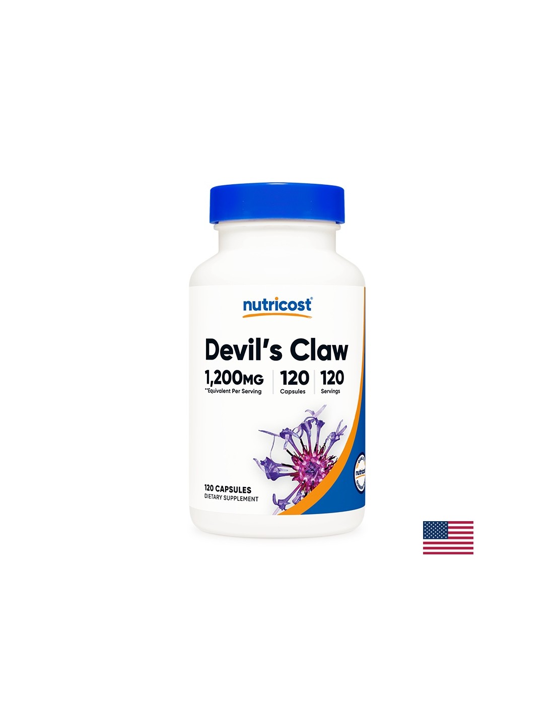 Kĺby a imunita – Diablov pazúr, 300 mg, 120 kapsúl <tc>Nutricost</tc>