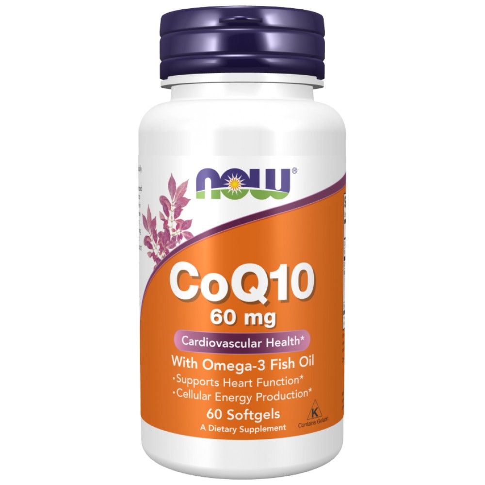 COQ10 60 mg + omega 3 - 60 gélových kapsúl