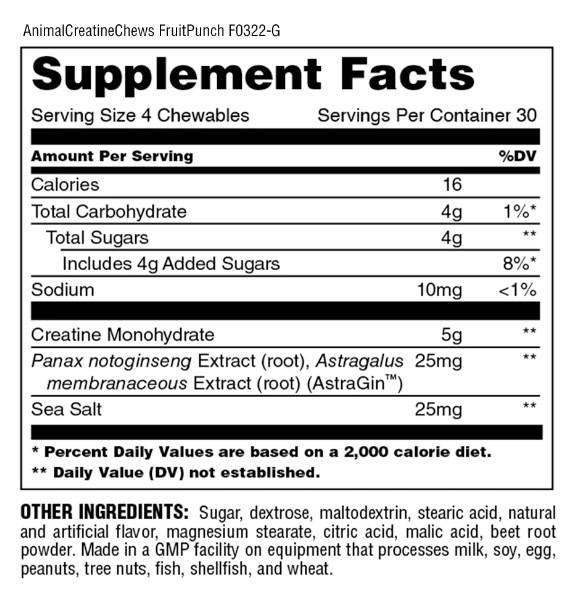 Žuvacie kreatín s tabletami Astragin® - 120