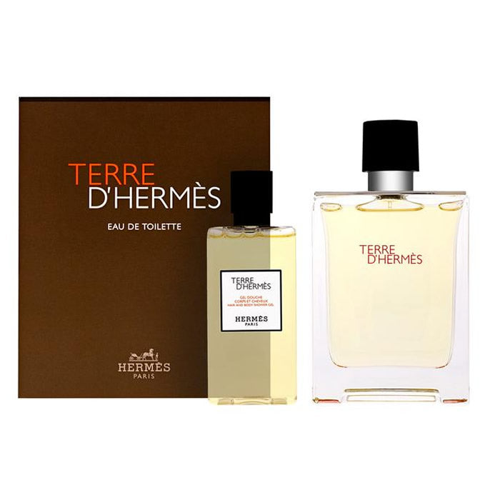 Terre d'<tc>Hermès</tc> Pánska sada 100ml EDT + 80ml sprchový gél