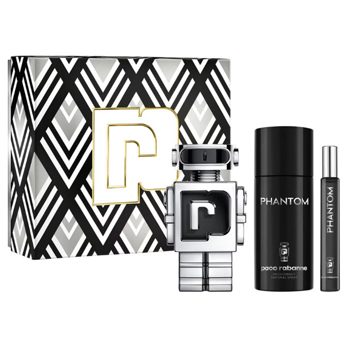 <tc>PACO RABANNE</tc> Phantom Eau de Toilette Spray 100ml Set 3 kusy