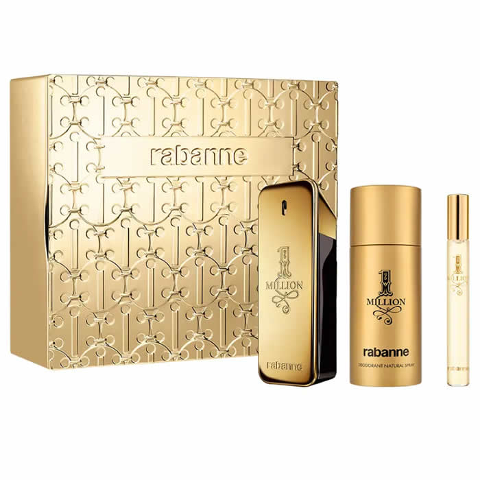 <tc>PACO RABANNE</tc> 1 milión toaletnej vody v spreji 100 ml sada 3 kusov
