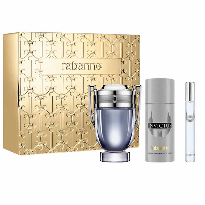 <tc>PACO RABANNE</tc> Invictus toaletná voda s rozprašovačom 100 ml sada 3 kusy