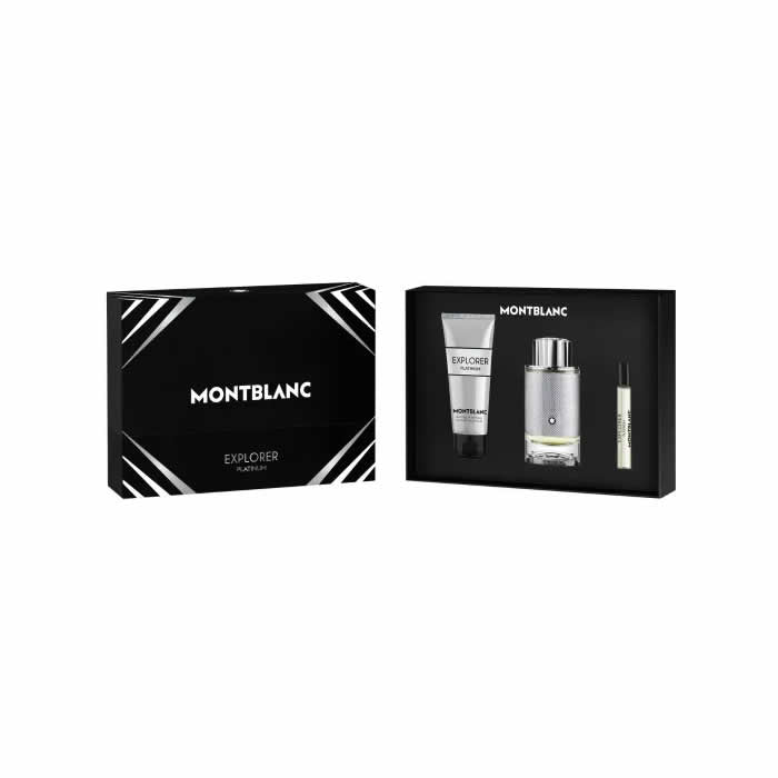 <tc>MONTBLANC</tc> Explorer Platinum Eau De Parfume Spray 100ml Set 3 kusy
