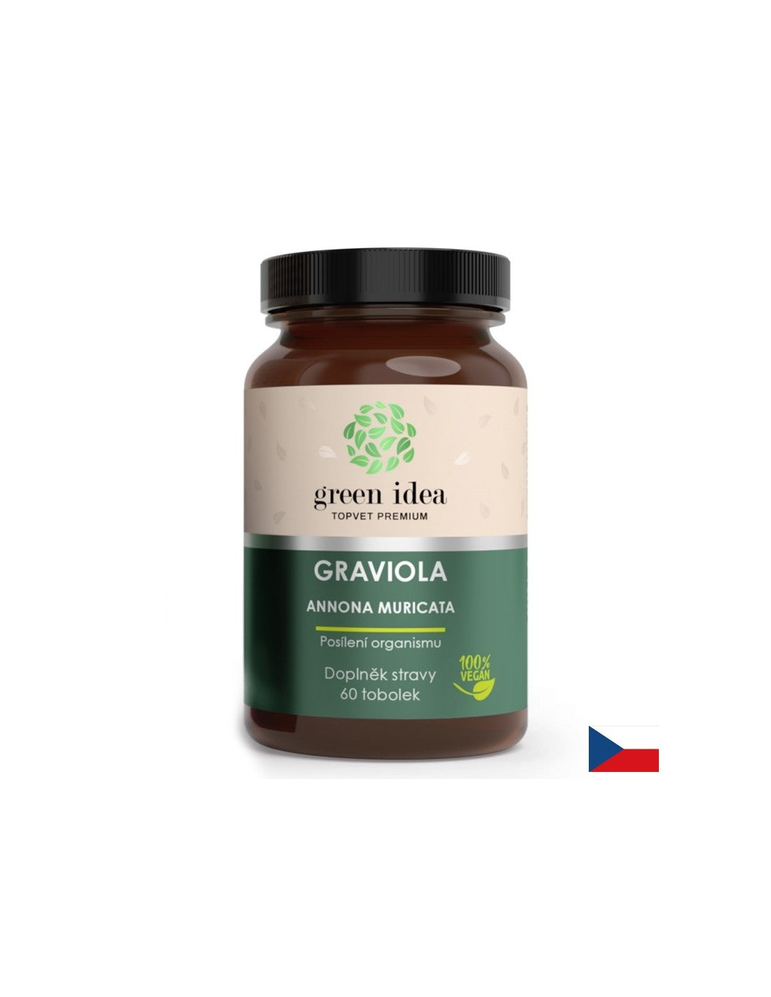 Tón a silná imunita - graviola (ovocie), kapsuly 350 mg x 60