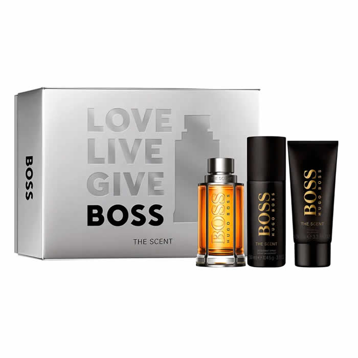 <tc>HUGO BOSS</tc> Toaletná voda Scent s rozprašovačom 100 ml, 3 kusy