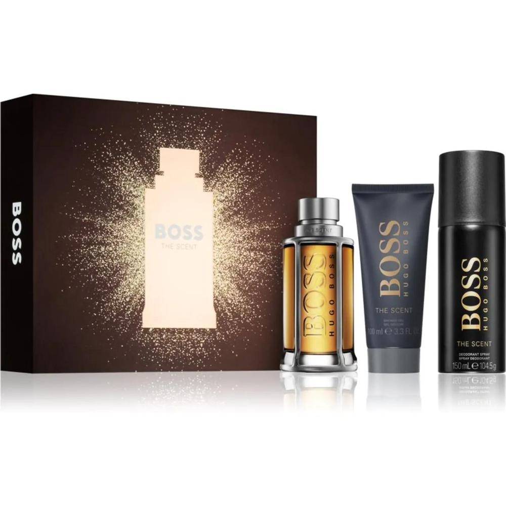 <tc>HUGO BOSS</tc> The Scent toaletná voda 100 ml Desodorante 150 ml gél Ducha 100 ml