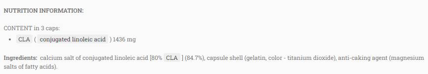 CLA | Konjugovaná kyselina linolová - 90 softgels