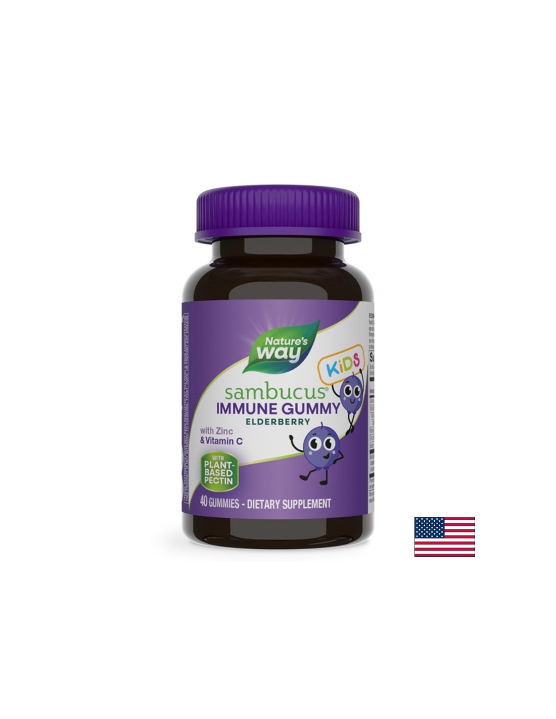 Sambucus pre deti Immun Gumum (s vitamínom C a zinkom), 40 gélových tabliet