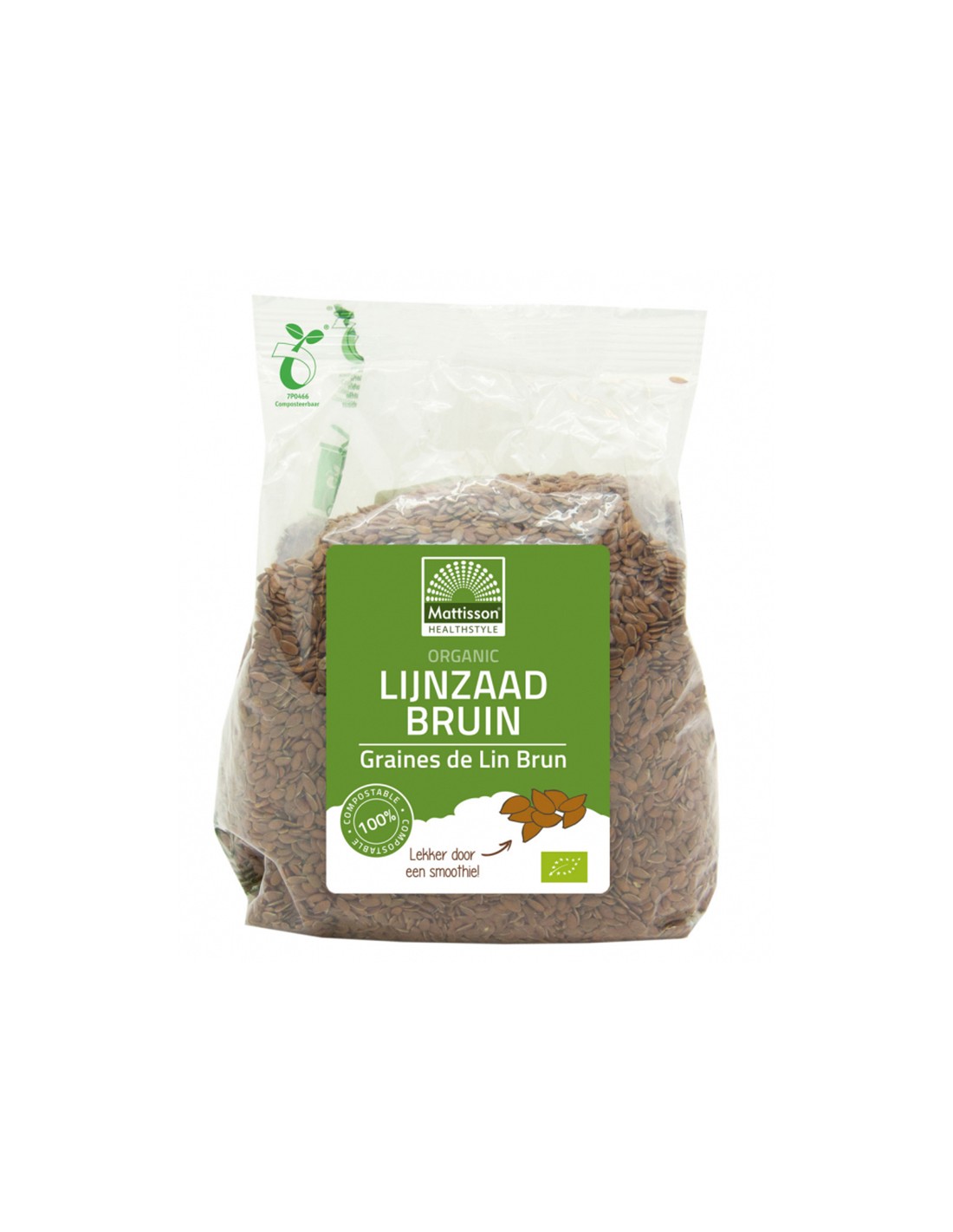 Ľanové semeno (celé zrná) organické, 400 g