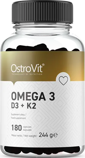 <tc>OstroVit</tc> Omega 3 / D3 + K2 - 180 gélových kapsúl