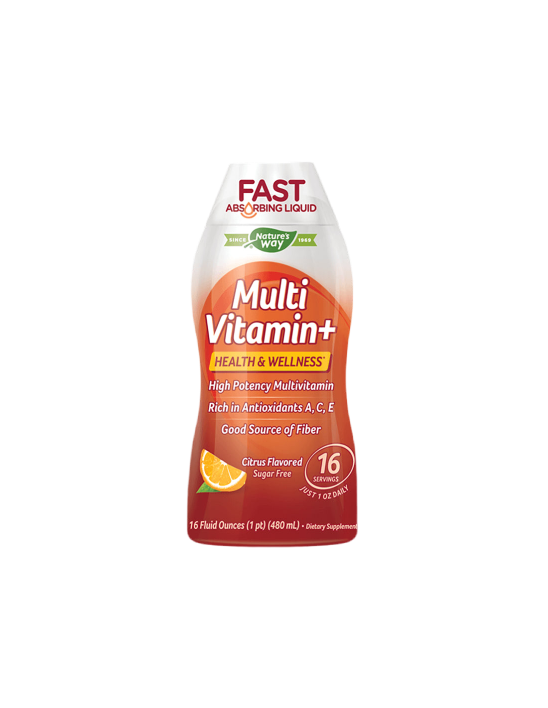 Liquid multivitamín - Energia a silná imunita, 480 ml