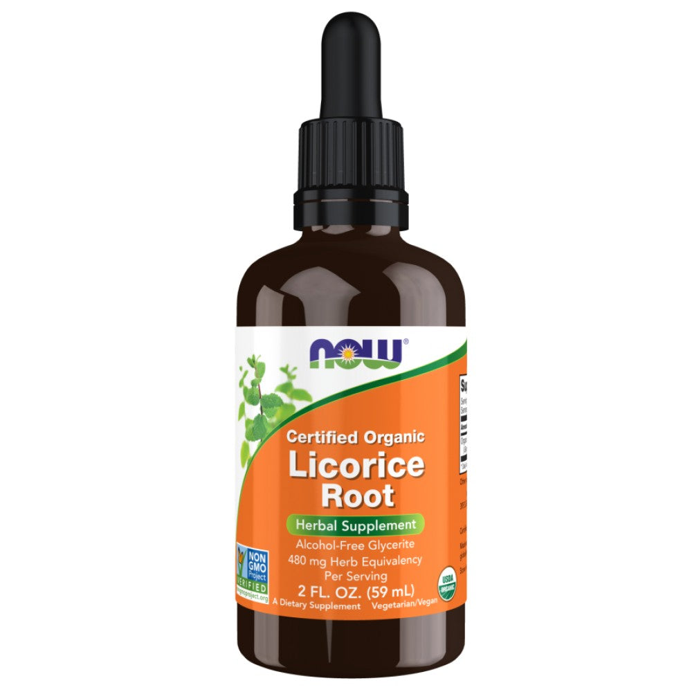 Kvapky glyceritu Licorice Root Certifikovaný organický - 59 ml