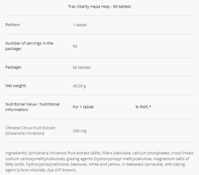 Hepa Help - Schi<tc>san</tc>dra Chinensis 200 mg | Fyzická a duševná pohoda – 90 tabliet