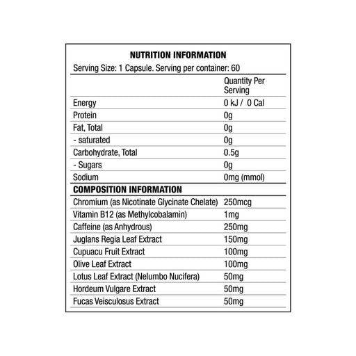 Chaos Cutz Hardcore tukový spaľ - 60 kapsúl