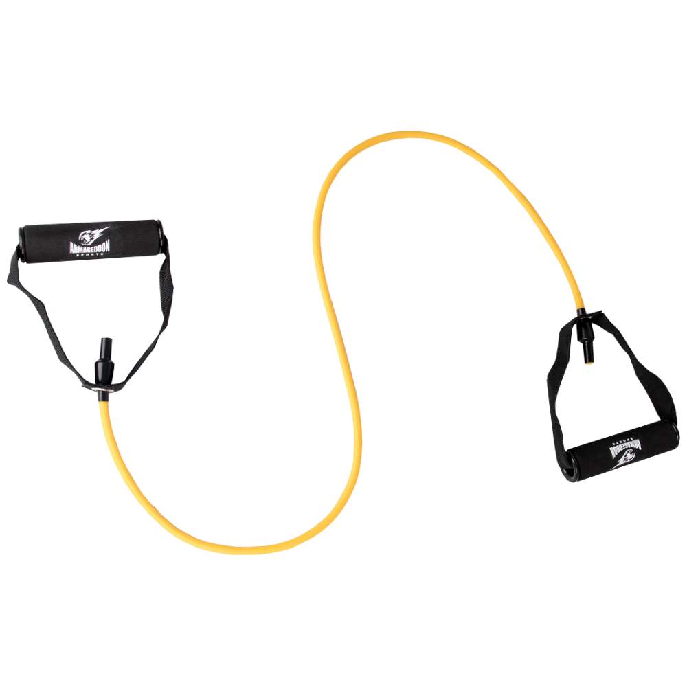 Fitness pás s úchopmi - 5 kg (žltý) / fitness pás s úchopmi - 5 kg