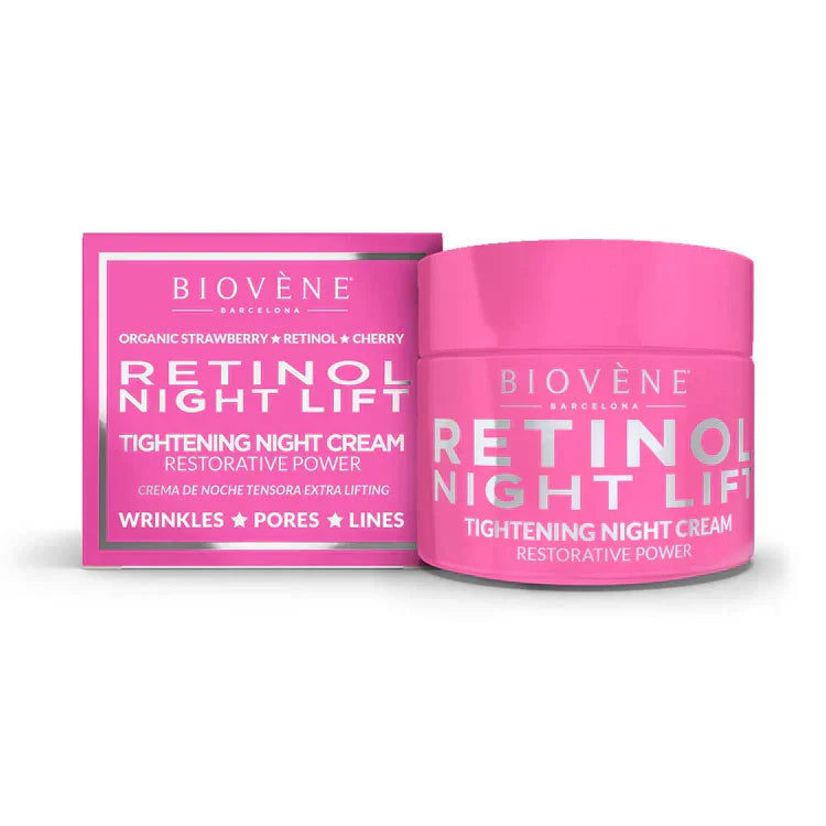 Retinol nočný krém na posilnenie s aktívnymi zložkami pre regeneráciu 50 ml
