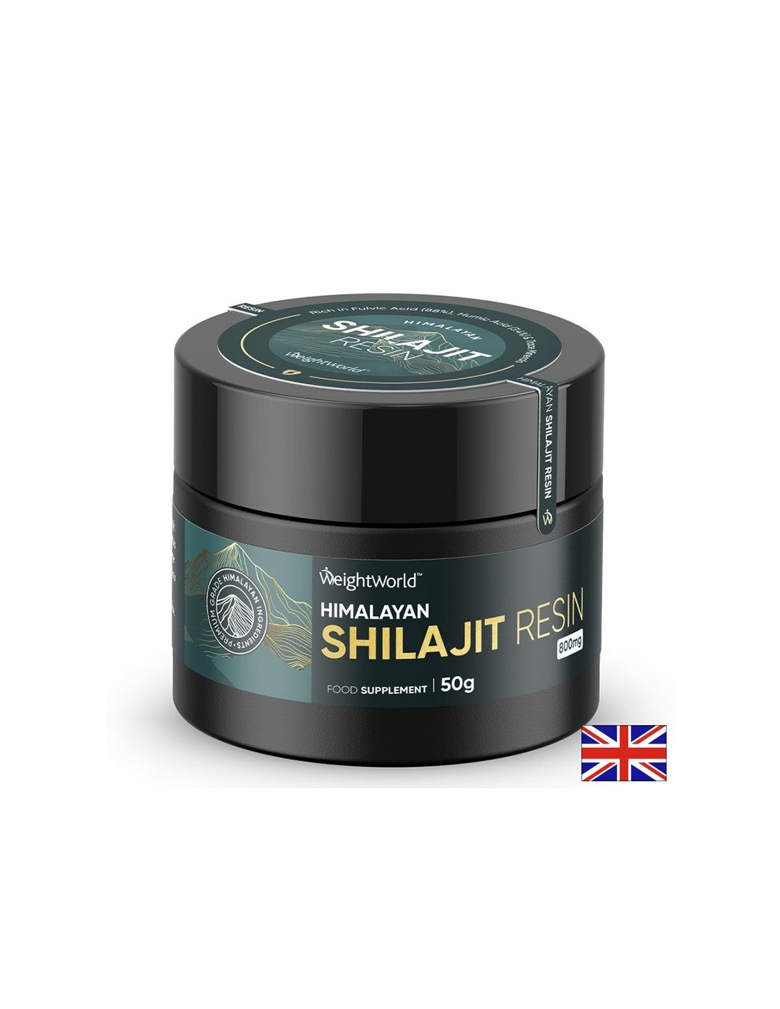 Strata hmotnosti - Shilajit + Ashwagandha, kurkuma a čierna mUesli, 50 g prášok, 62 dávok