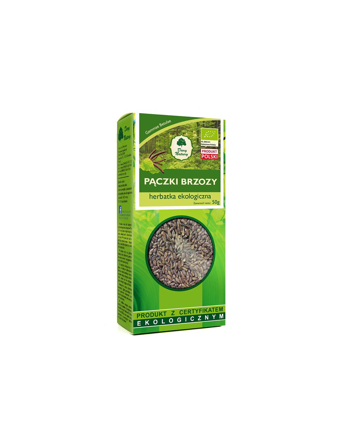 Púčiky brezy bielej Bio, 50 g <tc>Dary Natury</tc>