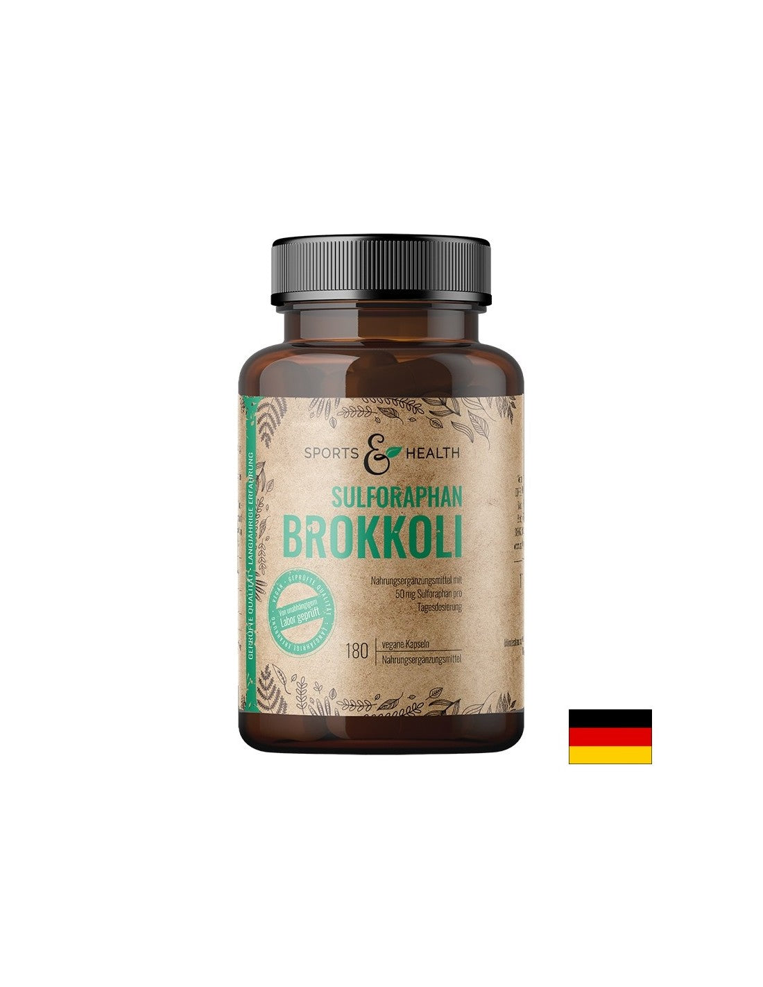 Hormonálna rovnováha - Sulforaphane (extrakt z brokolice) 50 mg, 180 kapsúl <tc>Sports & Health Solutions</tc>