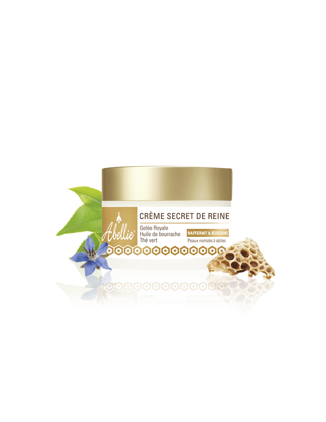 Tvárový krém s vrtom olejom, Royal Jelly a Bio Green Tea Bio, 50 ml