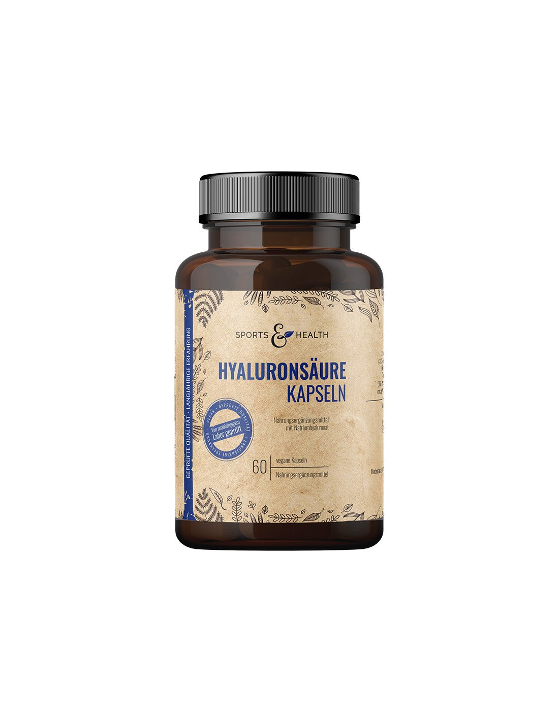 Vlasy a pokožka - Kyselina hyalurónová 500 mg, 60 kapsúl <tc>Sports & Health Solutions</tc>