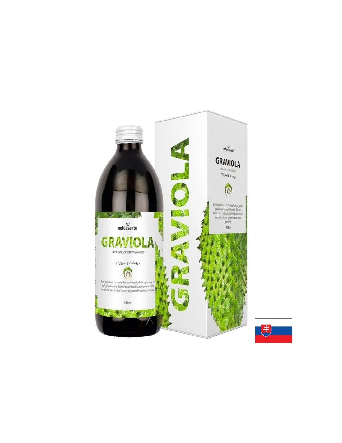Graviola Puree (ovocie) - tón a silná imunita, 500 ml, 10 dávok